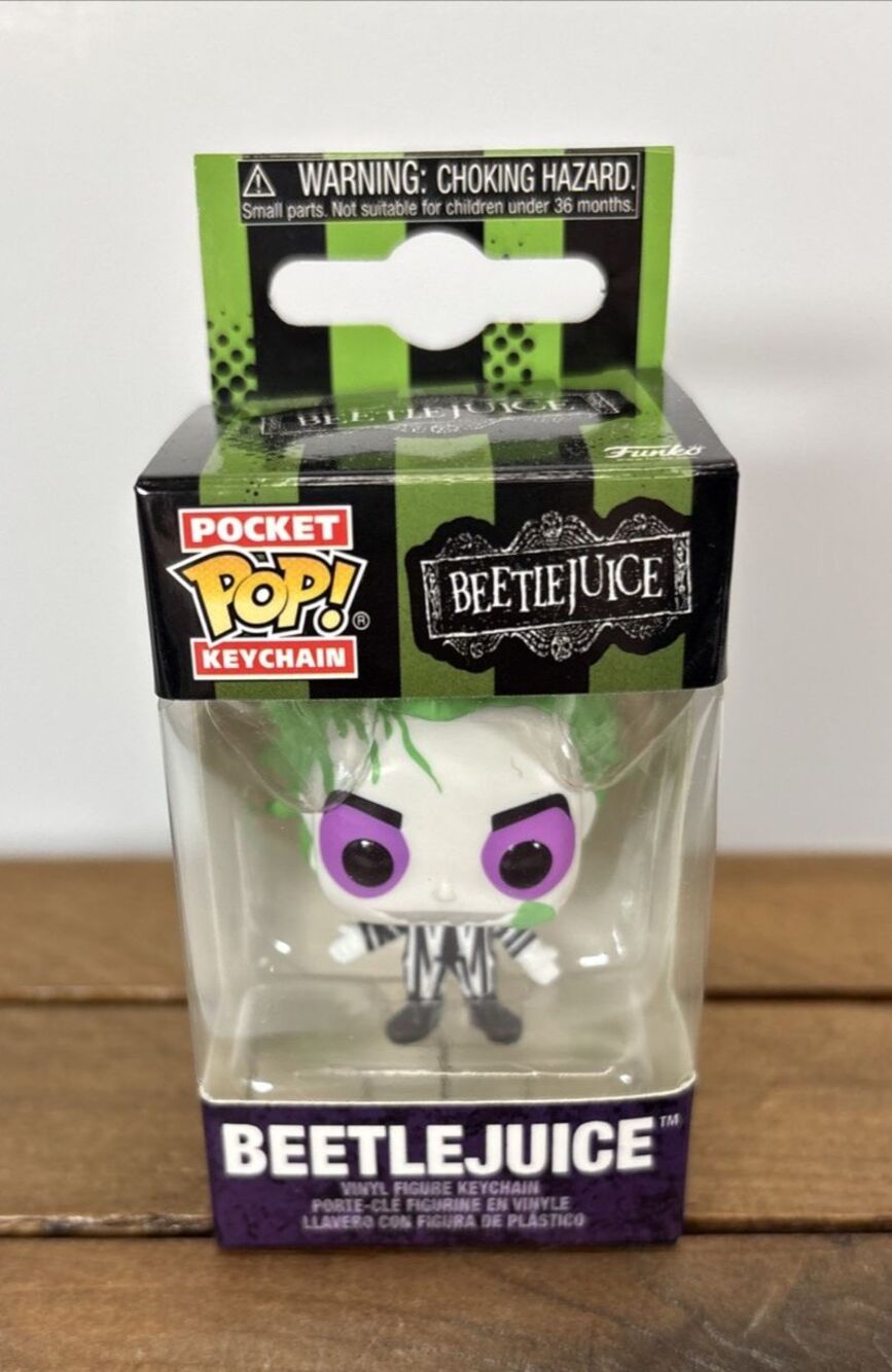 Funko Pocket Pop! Beetlejuice Keychain Pocket Pop New In Box
